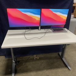 60x30 Electric Height Adjustable Tables! We Also Have Ergonomic Chairs And Monitor Arms!