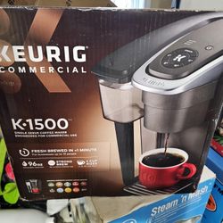 NEW KEURIG COMMERCIAL  K1500 COFFEE  MAKER/ BREWER,  BRAND NEW