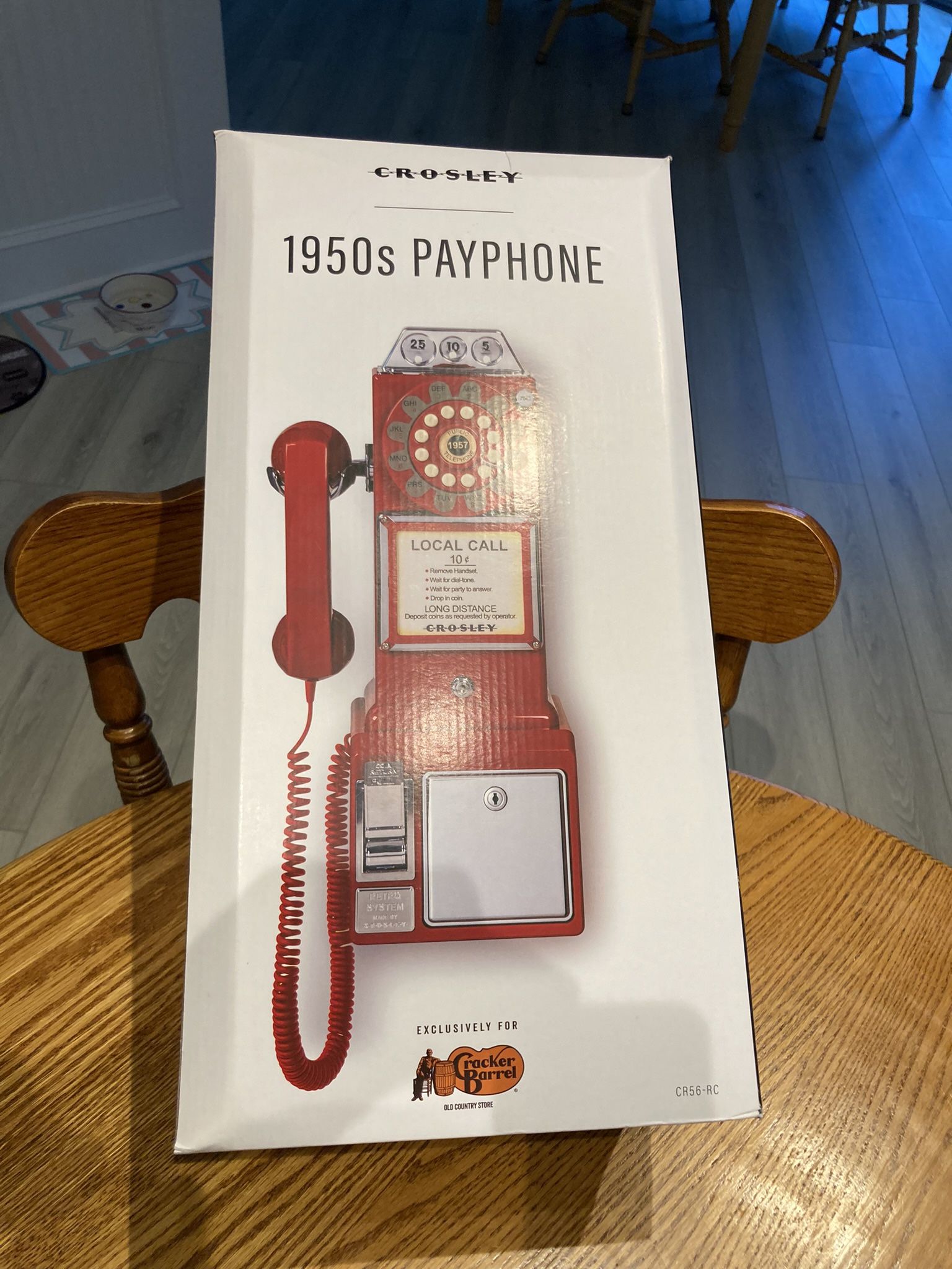 Crosley 1050s Pay Phone New Never Opened $65,00