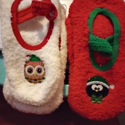 Sock Slippers Christmas 2 Pair