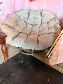 Grey Papasan Chair