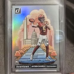 2024 Donruss OPIC #16 Jayden Daniels Downtown PSA 9