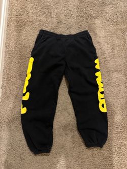 Sp5der Beluga Sweatpants Onyx/Yellow