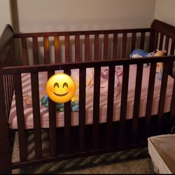 Crib And Changing Table
