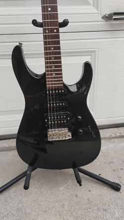 Brownsville Black Electric Guitar