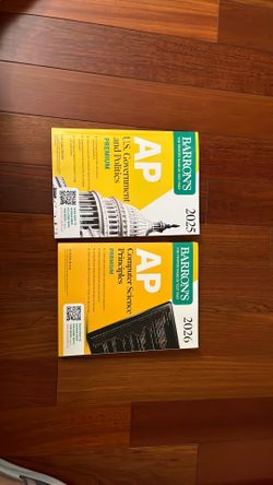 barron's AP US GOvernment and politics and Computer Sciences Principles