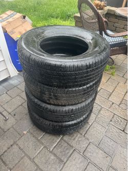 4 USED TIRES-HANKOOK KINERGY 225 75 15R