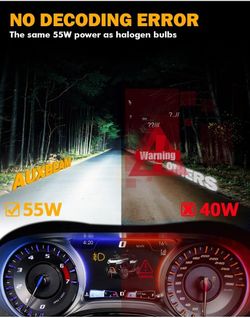 Auxbeam Bombillas 9007 HB5 de la serie F22 2024, 24000 lm