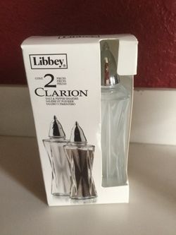 Libbey 2 Clarion Salt & Pepper Vintage & Collectable NEW
