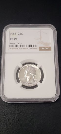 1958 silver quarter