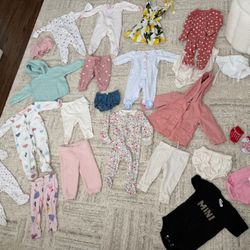 Baby girl 6-9/12M clothes bundle