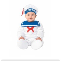 Halloween Costume Kids Ghostbusters Stay puff Infant 3-6 Months