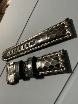 PANERAI 22mm Snake Skin With Buckle.
