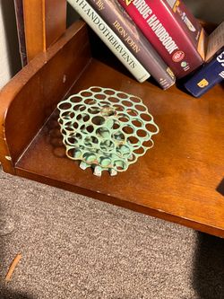 Vintage early 1900 beehive garden frog