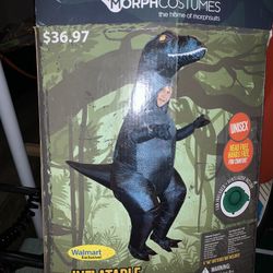 Inflatable Velociraptor Costume- Child Size  One Size Fits Most 