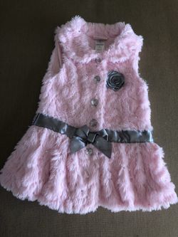 Warm vest for girls