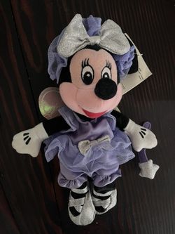 Vintage Sugar Plum Fairy Minnie Mouse With Tag Attached