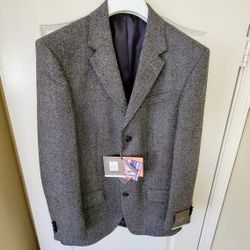 Men's 40R Sport Jacket Wool - Brand New-Good  Quality