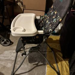 Kids High Chair With Food Tray