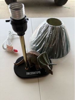 Small Triceratops lamp
