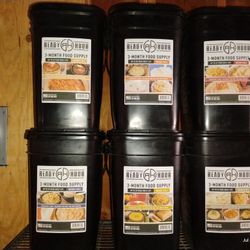 Ready Hour 3 Month Food Supply Buckets 1-6