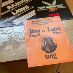  Concert Playbills from Back In  The Day