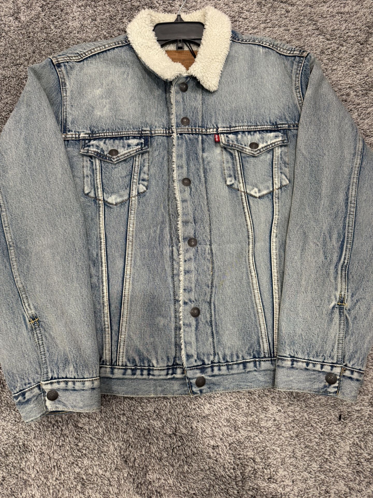 MEN’S LEVI’S DEMIN SHERPA JACKET