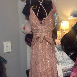 Pink Sequin Dress