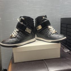 Black Bebe SportWedge,  Sneakers Size 9