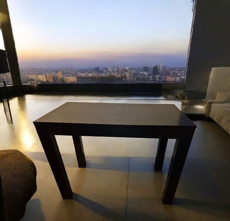 Black Ikea Desk w/ Drawer 