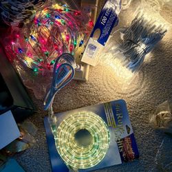 Xmas Lights Clear White Multicolor