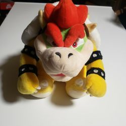Super Nintendo World Bowser Plush Large 12" Universal Studios