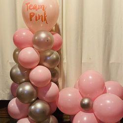 Columnas De Globos Flores 🌷 
