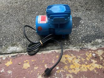 Blue Electric Air Compressor Pump Motor