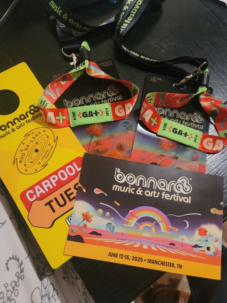 Bonnaroo Festival tickets GA+