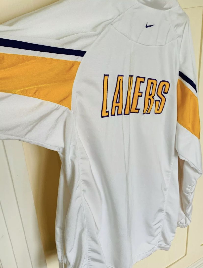 Nike Los Angeles Lakers Vintage Warm Up - Depop
