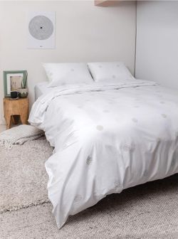 New, Peruvian Pima Cotton KING Sheet Set, 350 Thread count. I.U WAKE UP