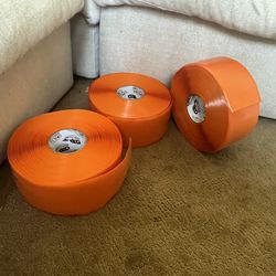 Mighty Line Floor Tape 4"x100' – 3 Rolls (Heavy-Duty Industrial Tape)