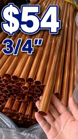 3/4” Type L Copper Pipe – Pick up today