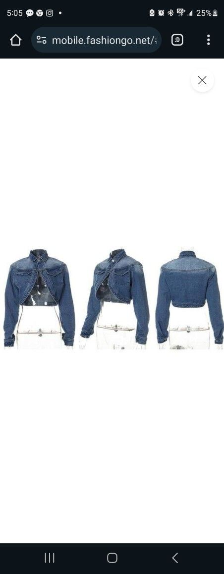 Cropped Jean Jacket