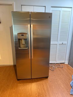 GE 21.8 cu. ft. Side by Side Refrigerator, Counter Depth