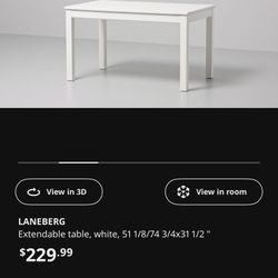 IKEA Dining Table & Chairs