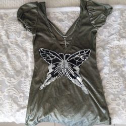 Velvet Butterfly Dress