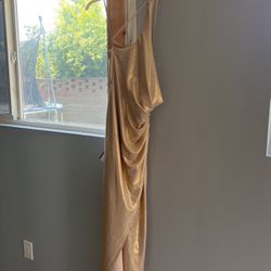 Gold Long Dress 