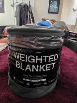 AltaVida Weighted Blanket Ultra Plush Faux Mink