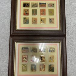 1988 Disney USPS Country Stamp Pin Sets