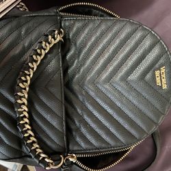 Black VS Backpack Purse