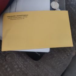 Mint Sealed Envelope Never Opened Contains 2 Kennedy Halfs