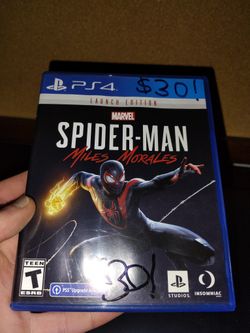 Ps4 Spiderman. Miles Morales