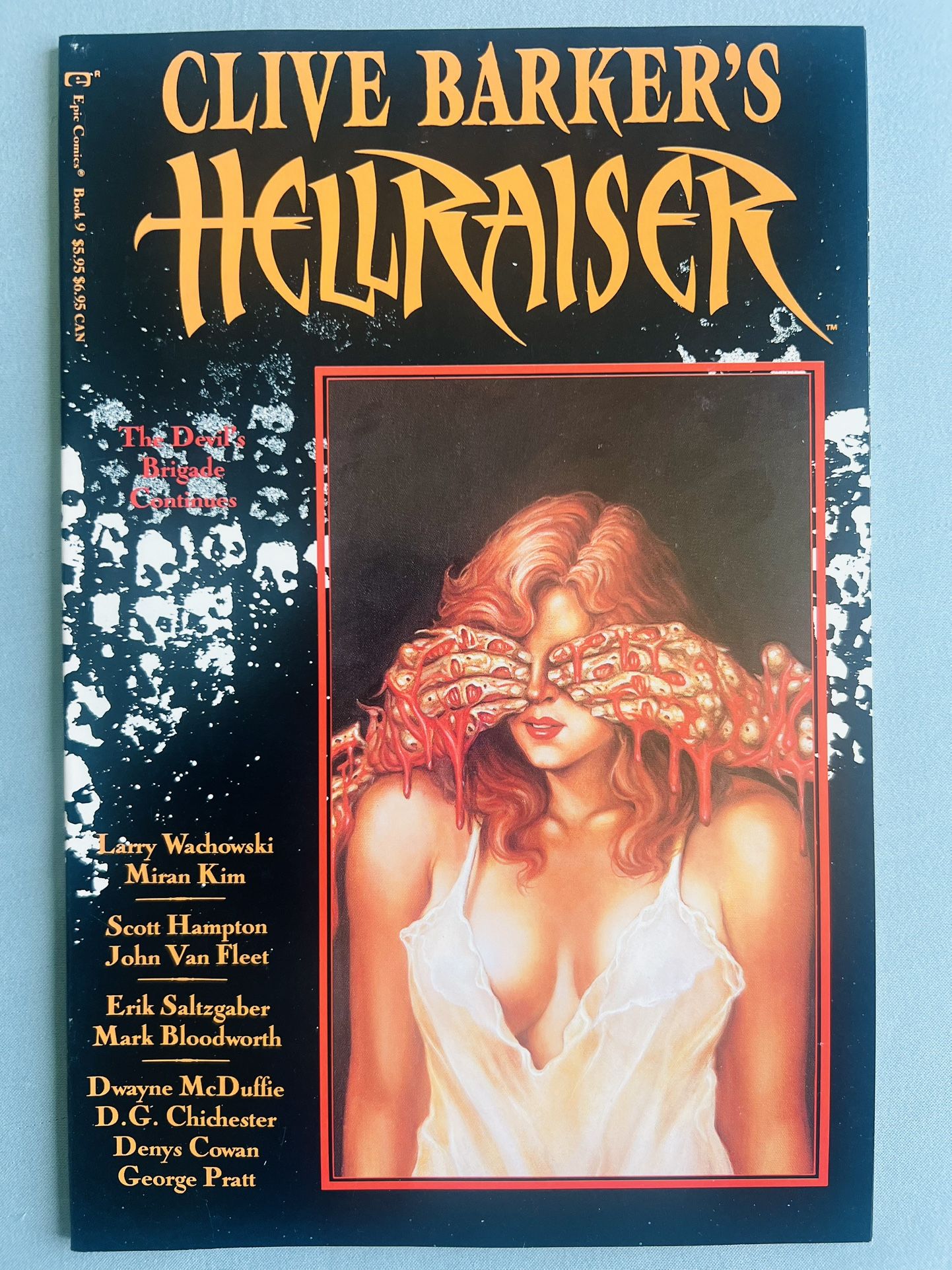 Clive Barker’s Hellraiser #9 (1991 Marvel / Epic Comics) High Grade NM/M!!